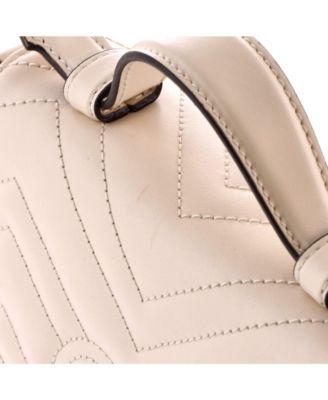 Mini GG Marmont Top Handle Flap Bag Matelasse Leather