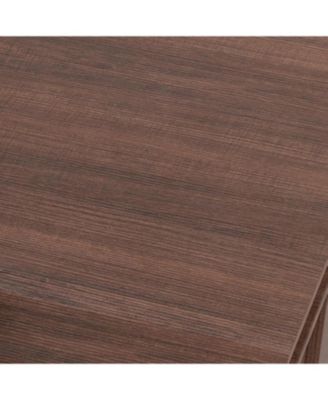 Light Wood Coffee Table with Drawer, 472" Center Table with Storage Shelf, Rustic Coffee Tables Long Living Room Furniture, Sturdy and Easy