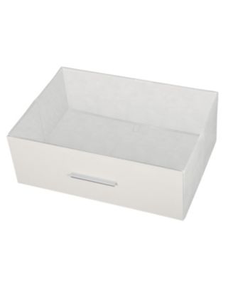 Modern 4 Drawer Dresser MDF Cabinet with Wheels for Bedroom Living Room Entryway