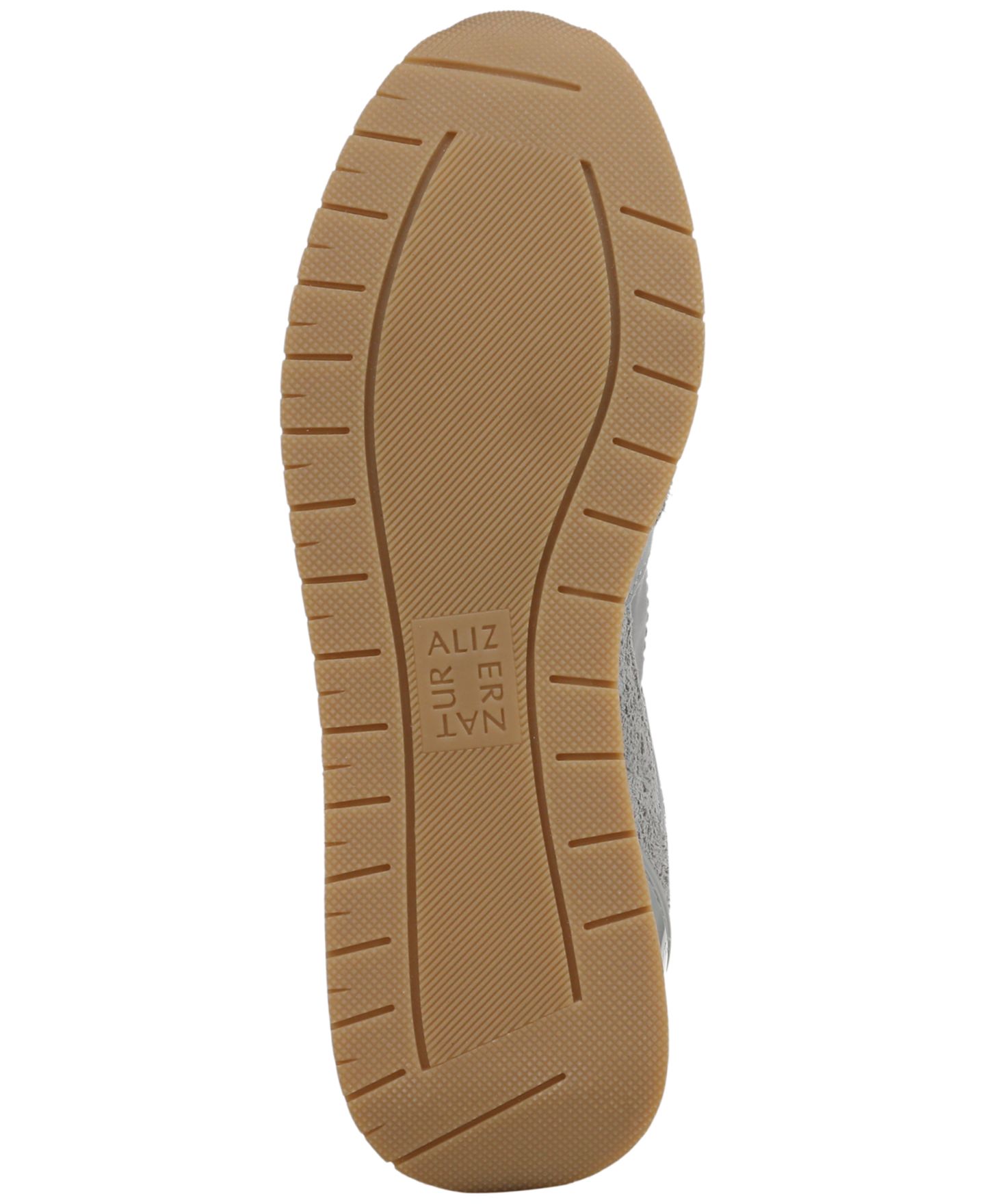 Женские кроссовки Naturalizer x June Ambrose Nuvra Lace-Up, цвет: Серый атласный / Замшевый — фото 5