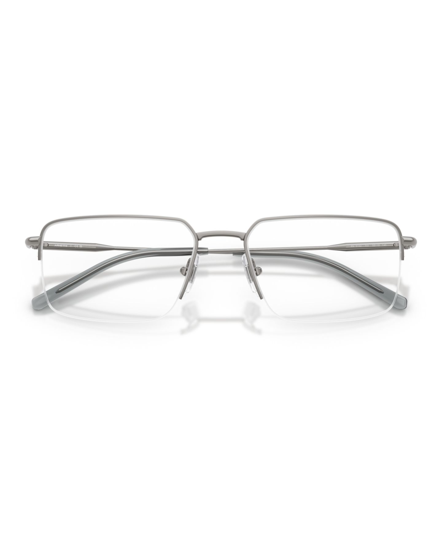Мужские очки Arnette Man Rectangle Metal AN6152 Eyeglasses, цвет: Графитовый металлик — фото 5