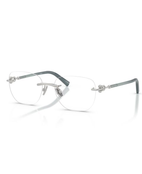 Очки Tiffany & Co. Unisex Square Metal TF1170D Eyeglasses, цвет: Серебряный