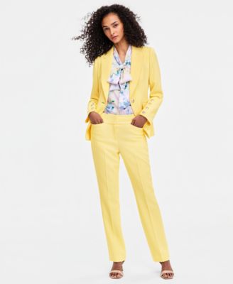Women's Peak Lapel One-Button Blazer