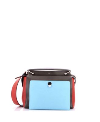 Medium DotCom Convertible Satchel Leather