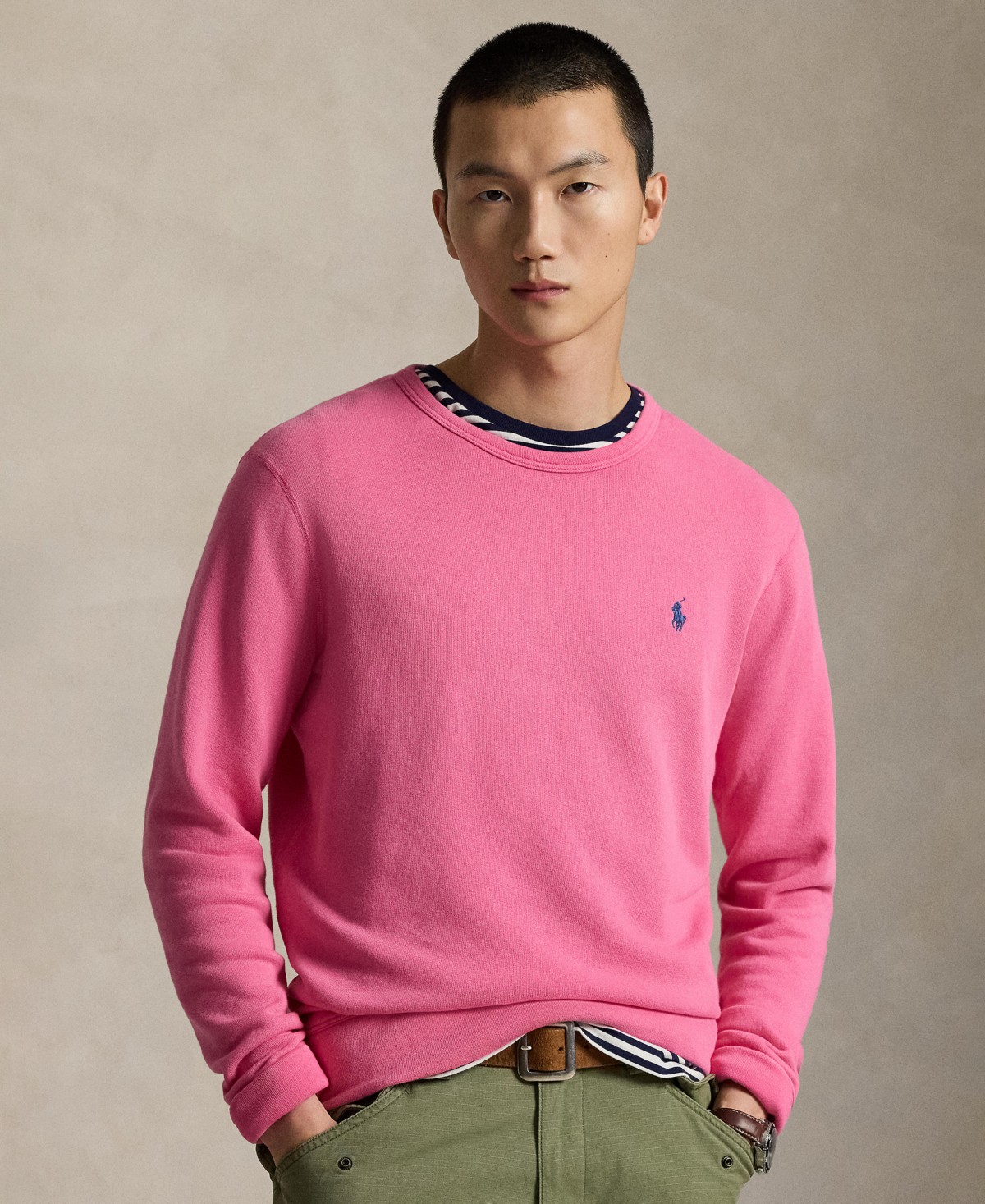 Мужские худи Polo Ralph Lauren Men's Long-Sleeve Crewneck Sweatshirt — фото 2