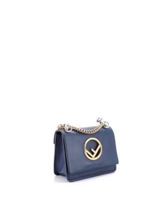 Small Kan I F Shoulder Bag Leather