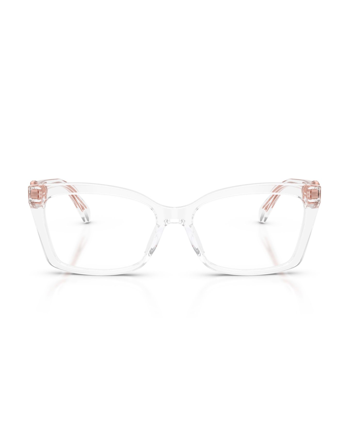 Женские очки Michael Kors Woman Rectangle Plastic MK4165U Garzeno Eyeglasses, цвет: Crystal — фото 4