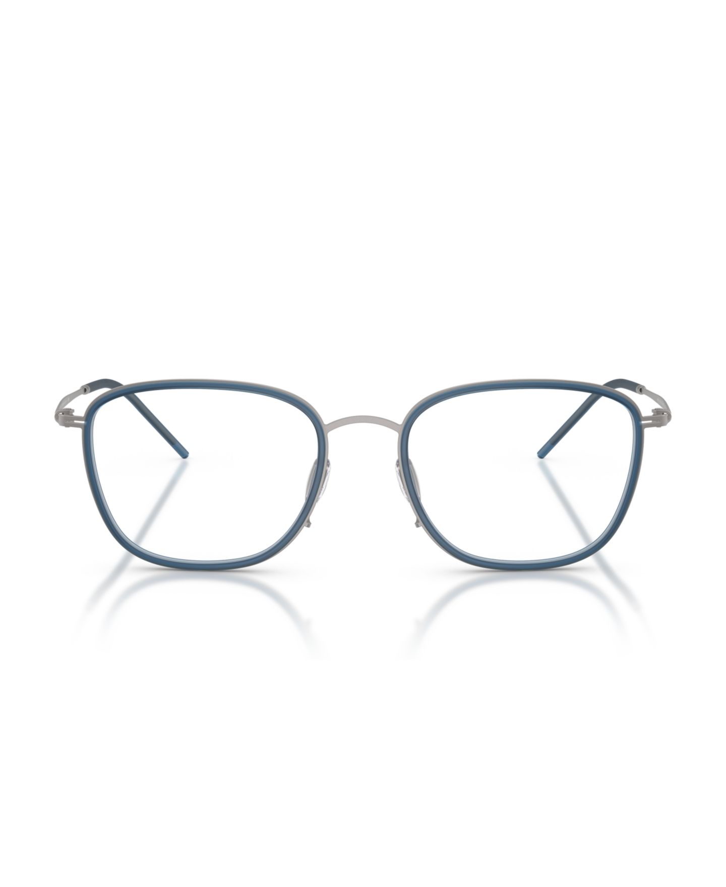 Мужские очки Giorgio Armani Man Pillow Metal AR5154 Eyeglasses, цвет: Графитовый — фото 4