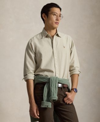 Men's Long-Sleeve Oxford Shirt