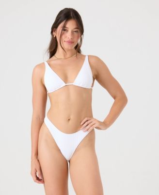 Juniors' Haliewa Built-Up Triangle Bikini Top