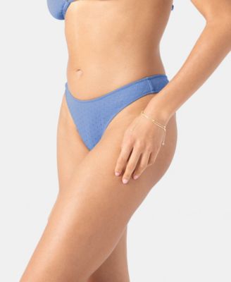 Juniors' Haliewa Scoop-Front Cheeky Bottoms