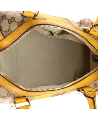 Small Vintage Web Boston Bag GG Canvas