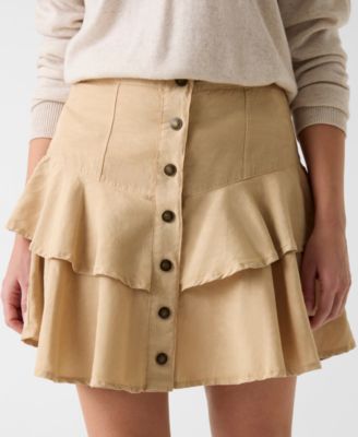 Women's Dena A-Line Tiered Mini Skirt