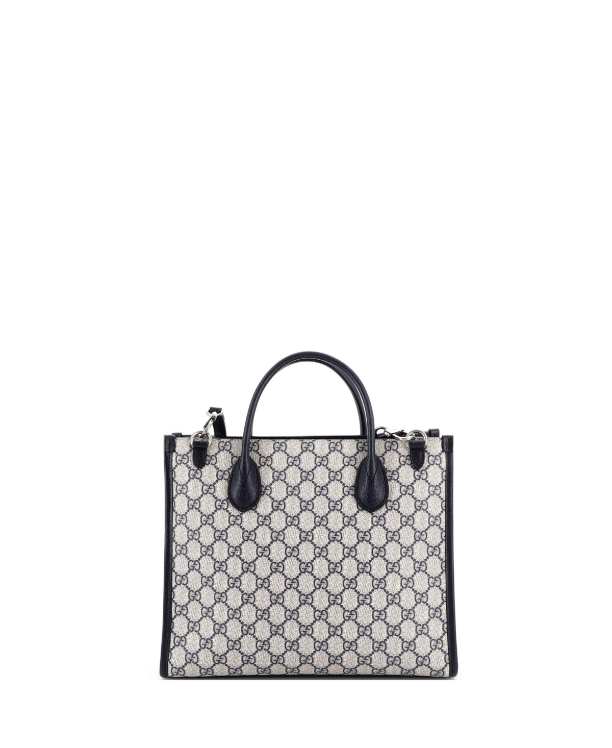 Pre-Owned Gucci Small Interlocking G Tote Gg Coated Canvas and Leather