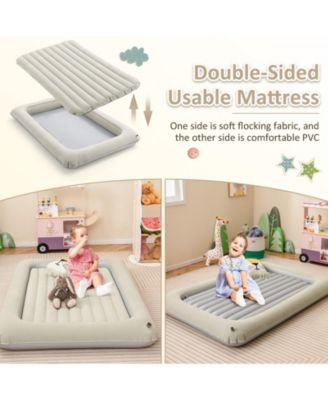 Inflatable Toddler Travel Bed with Built In Electric Pump