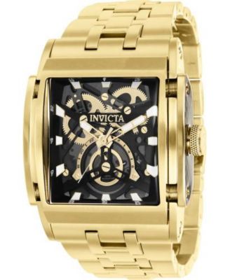 Men's 41646 Speedway Quartz 3 Hand Transparent, Gunmetal Dial Watch