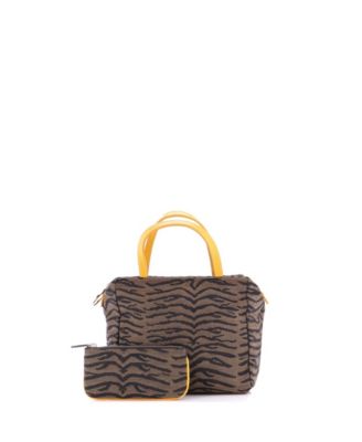 Zip Tote Printed Jacquard