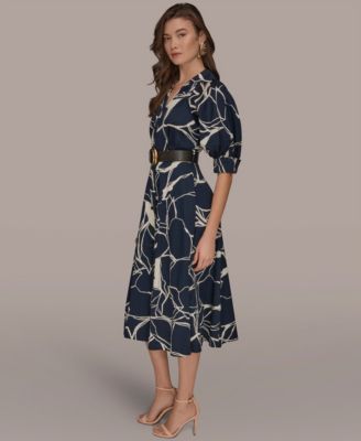 Women's Collared Shirt Dress