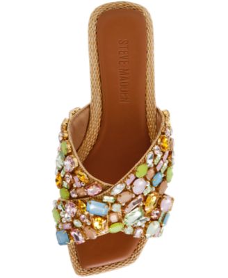 Women's Levity Embellished Flat Slide Sandals