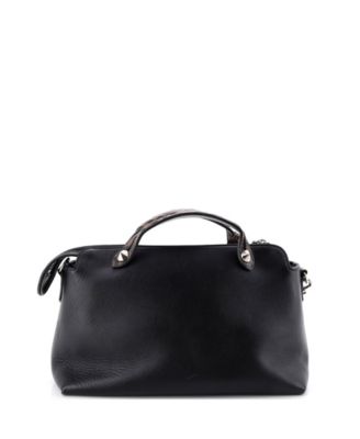 Small By The Way Satchel Leather with Zucca Embossed Detail