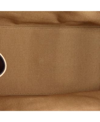 Large Cut Out Handle Shopper Tote Canvas