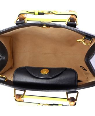 Small Diana NM Bamboo Handle Tote Leather