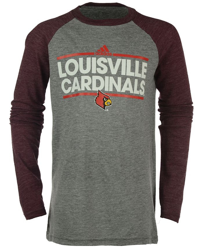 adidas Louisville Cardinals Dassler Tri-Blend Raglan T-Shirt, Big Boys  (8-20) - Macy's