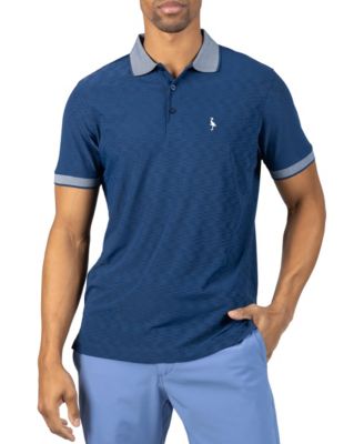 Men's Tech Slub Textured Performance Polo