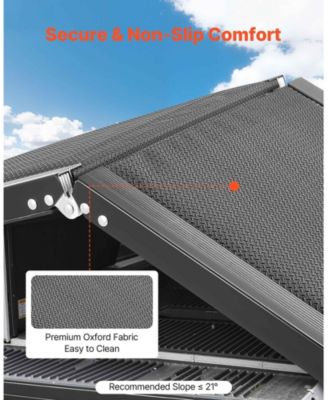 63" Folding Dog Ramp 17" Wide, Non-Slip Surface, Supports up to 250 lbs