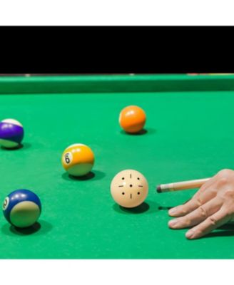 2 1/4-Inch Black Dot Training Cue Ball, AAA-Grade PRO Cup Standard Pool Billiard Cue Ball -2 Pack