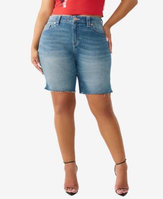 Plus Size Miya Mid-Rise Bermuda Shorts