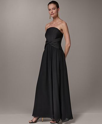 long dressy dresses S Blue Offers a classic Women's Asymmetrical Neck Dress Semi