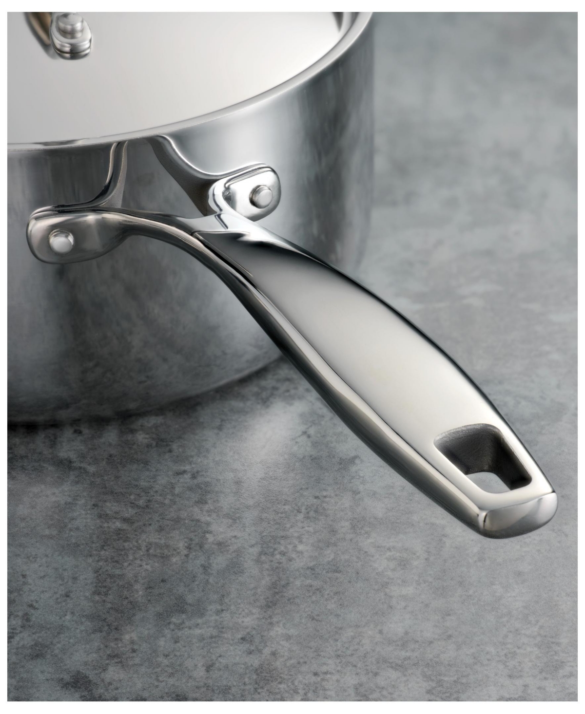 Tramontina Signature 2-Quart Tri-Ply Clad Stainless Steel Sauce Pan with Lid