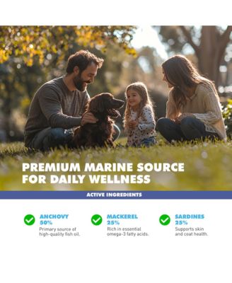 Omega-3 Capsules 1000 mg – Skin, Coat & General Health Support for Dogs & Cats (120 ct)