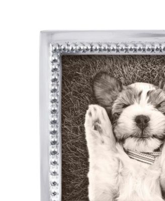 Aluminum Woof Beaded Frame, 4" x 6"
