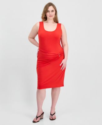 Women's Red Body-Con Dresses | Macy's