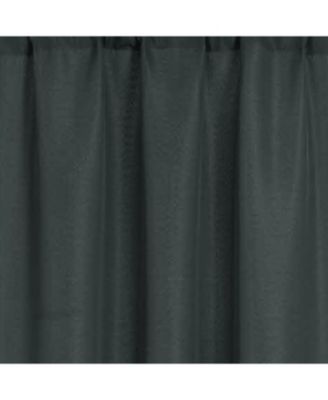 100% Polyester Gibson Solid 3 Piece Kitchen Curtains Valance and Tiers Set