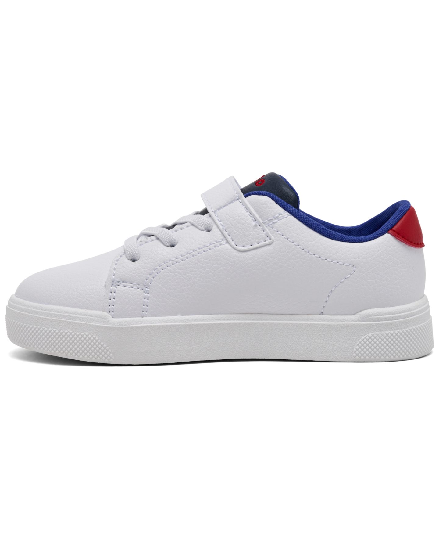 Кроссовки Polo Ralph Lauren Sutton Graphic Fastening Strap Casual Sneakers from Finish Line для малышей, цвет: Белый / Тёмно-синий — фото 3