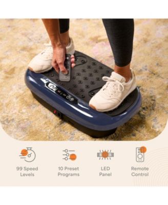 HexaPlate Lite Vibration Plate Exercise Machine - Full Body Vibrating Platform for Lymphatic Drainage, Recovery & Muscle Toning