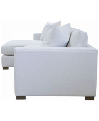 Corine 2-Pc. Chaise Sectional Sofa with Toss Pillows