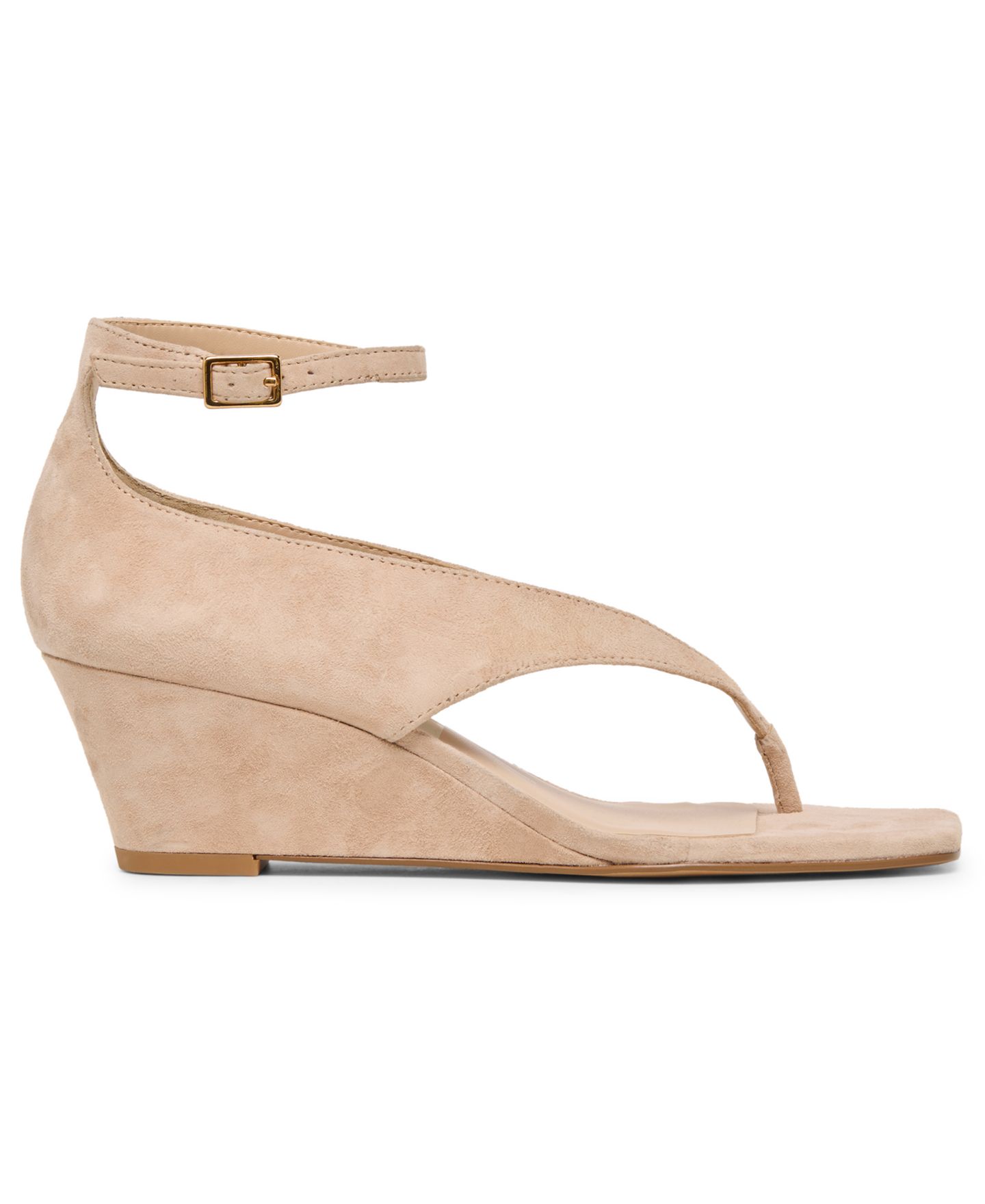 Женские сандалии Dolce Vita Quinny Strappy Wedge, цвет: Замшевый — фото 2