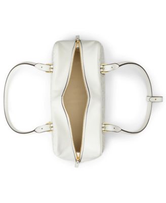 Marcy Large Perforated Leather Slim Shoulder Bag