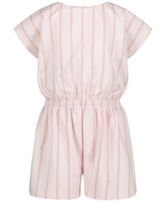 Girls' 7-16 Short-Sleeve Romper