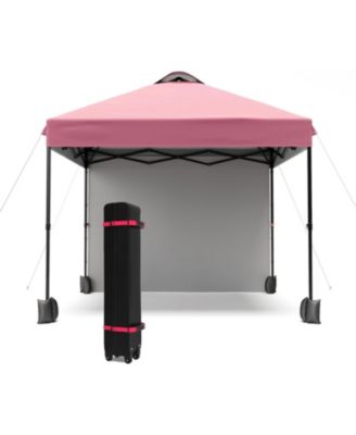 10'x10' Outdoor Canopy Tent with Sidewall, Easy Pop Up with Vented Roof, Outdoor Sun Shade
