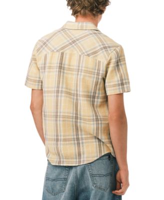 Men's Sulian Short-Sleeve Plaid Shirt