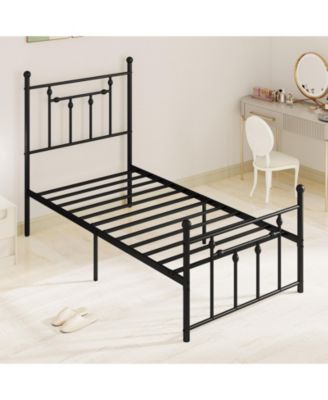 Heavy Duty Metal Bed Frame with Headboard