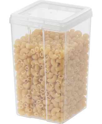 2.7 Qt Food Storage Containers with Flip-Top Lid, Stackable Pantry and Kitchen Containers, 6 Pack