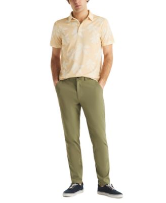 Men's Floral Print Golf Polo Shirt