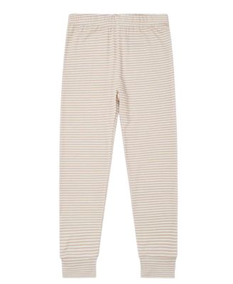Toddler Boys Oatmeal Stripe Bamboo Pajama Set