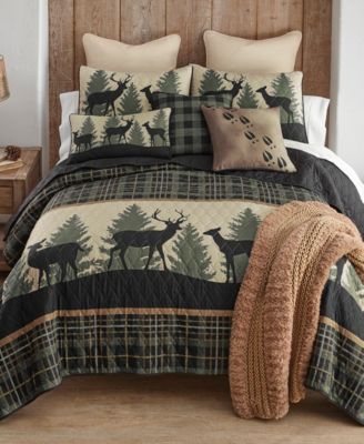 Deer Walk Tranquil 2-Pc. Quilt Set, Twin